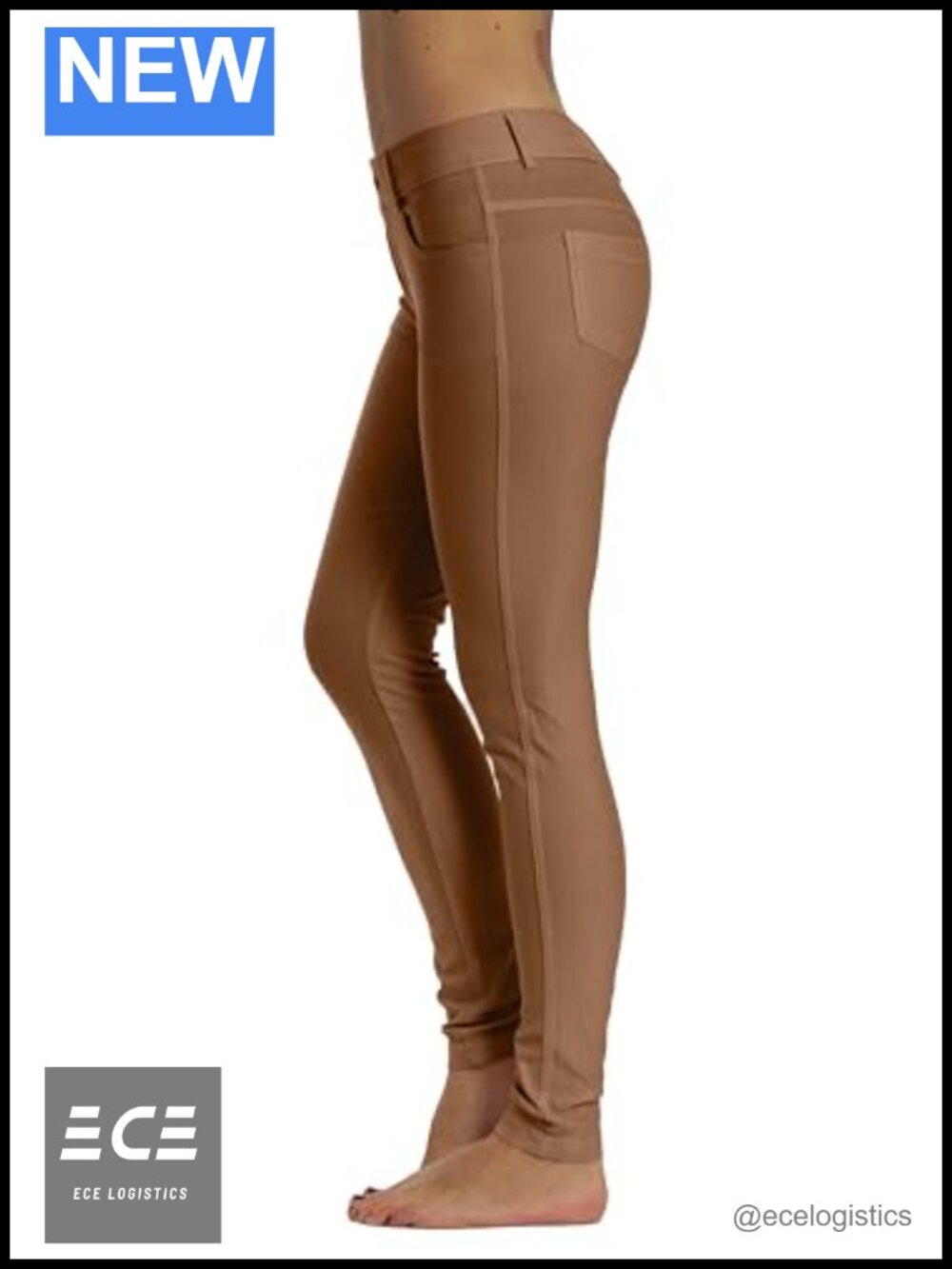 Women's Slimming Jeggings Pull On Tummy Control Jean Look